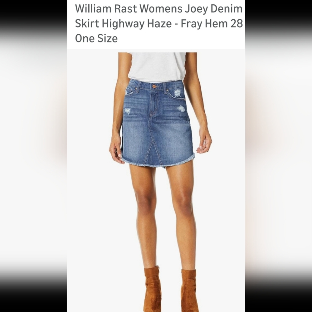 William Rast Joey Denim Mini Skirt Size 28
